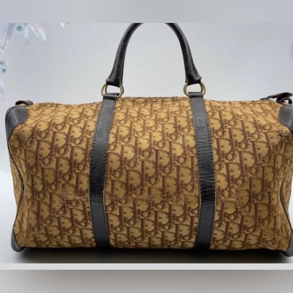 AUTHENTIC CHRISTIAN DIOR TROTTER BOSTON HAND-CARRY WEEKER BAG